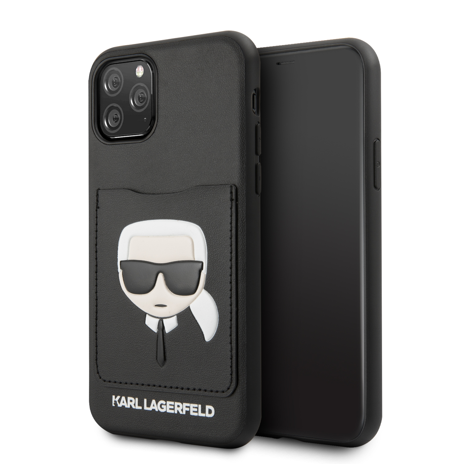 Karl Lagerfeld CardSlot zadní kryt KLHCN58CSKCBK Apple iPhone 11 Pro black 