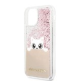 Karl Lagerfeld Peek and Boo Glitter kryt KLHCN61PABGNU Apple iPhone 11 pink 