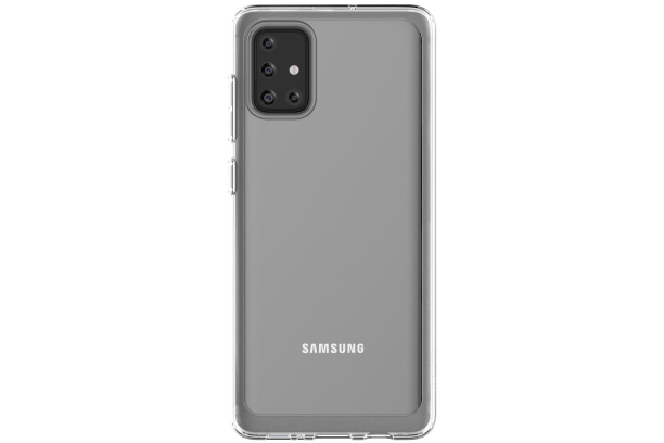 Silikonové pouzdro A Cover pro Samsung Galaxy A71, transparentní