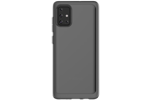 Silikonové pouzdro A Cover pro Samsung Galaxy A71, černá