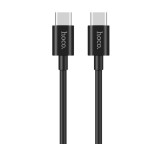 Datový kabel HOCO X23 Skilled, USB-C/USB-C (PD), 3A, 1m, černá