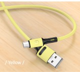 Datový a nabíjecí kabel USAMS SJ435 U52 Micro USB 1m, žlutá