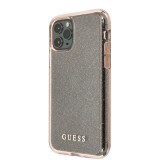 Guess Glitter Zadní kryt GUHCN58PCGLPI Apple iPhone 11 Pro pink