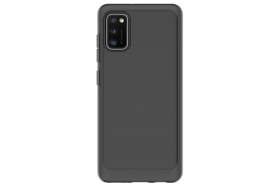Silikónové puzdro A Cover pre Samsung Galaxy A41, čierna