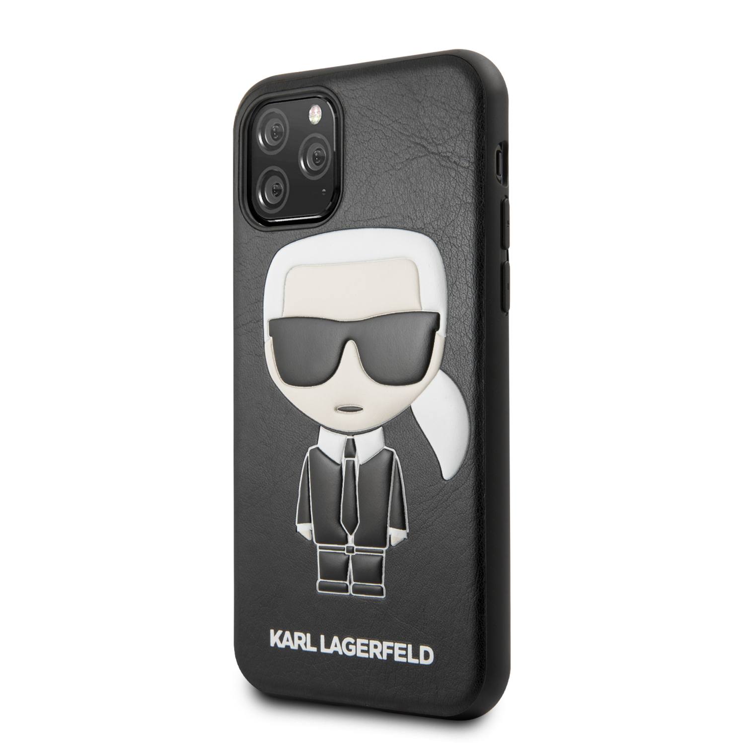 Karl Lagerfeld Embossed kryt KLHCN65IKPUBK Apple iPhone 11 Pro Max black