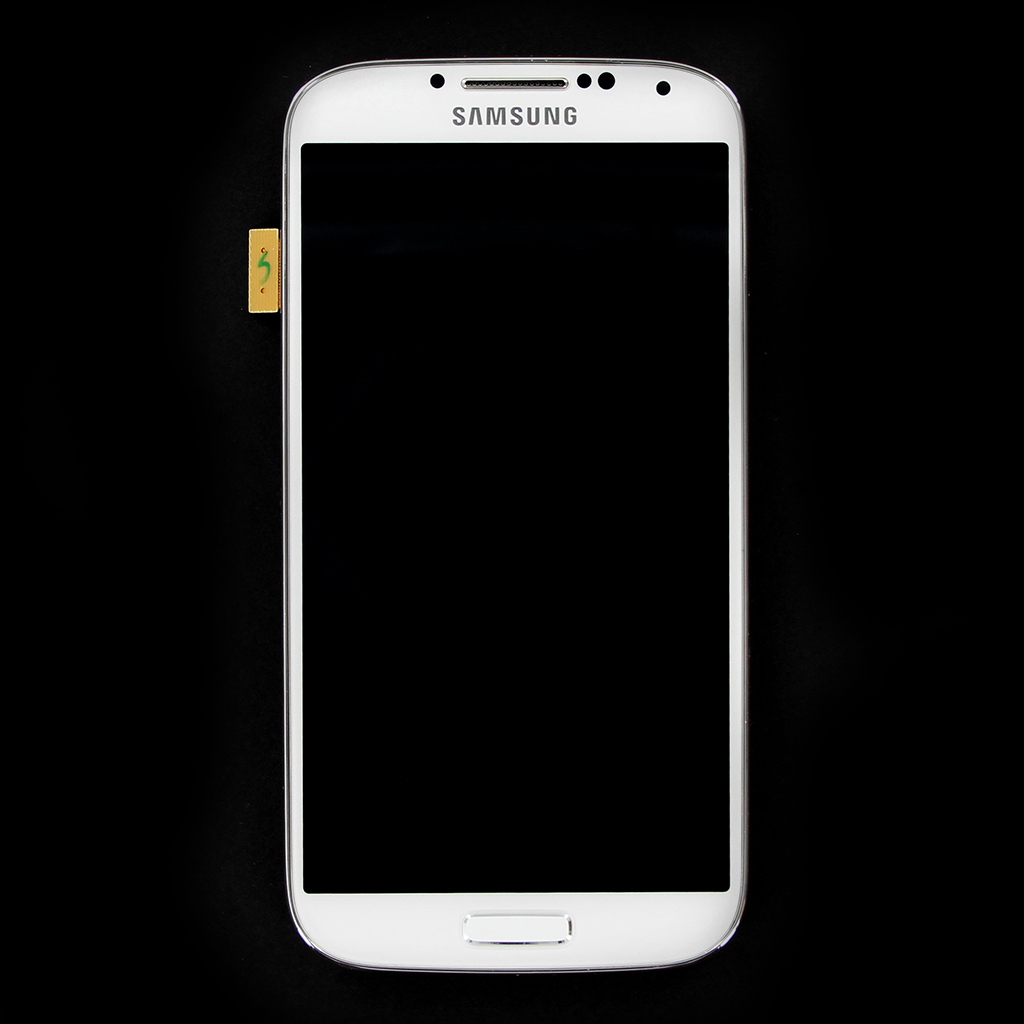 LCD + dotyk + predný kryt pre Samsung Galaxy S4, white (Service Pack)