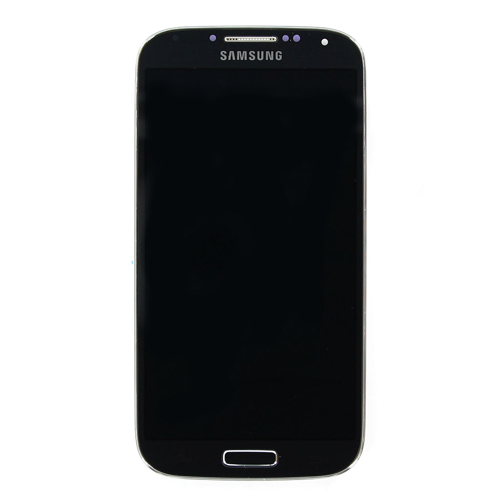 LCD + dotyk + predný kryt pre Samsung Galaxy S4, black (Service Pack)