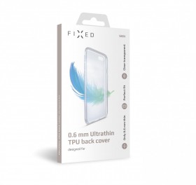 FIXED Skin Ultratenké silikónové puzdro pre Huawei Y5p, číre