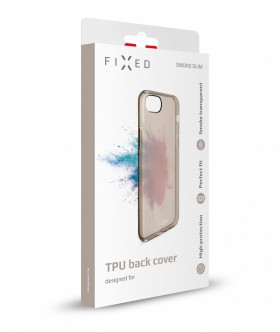 FIXED Slim silikónové puzdro pre Honor 9X Lite, dymové