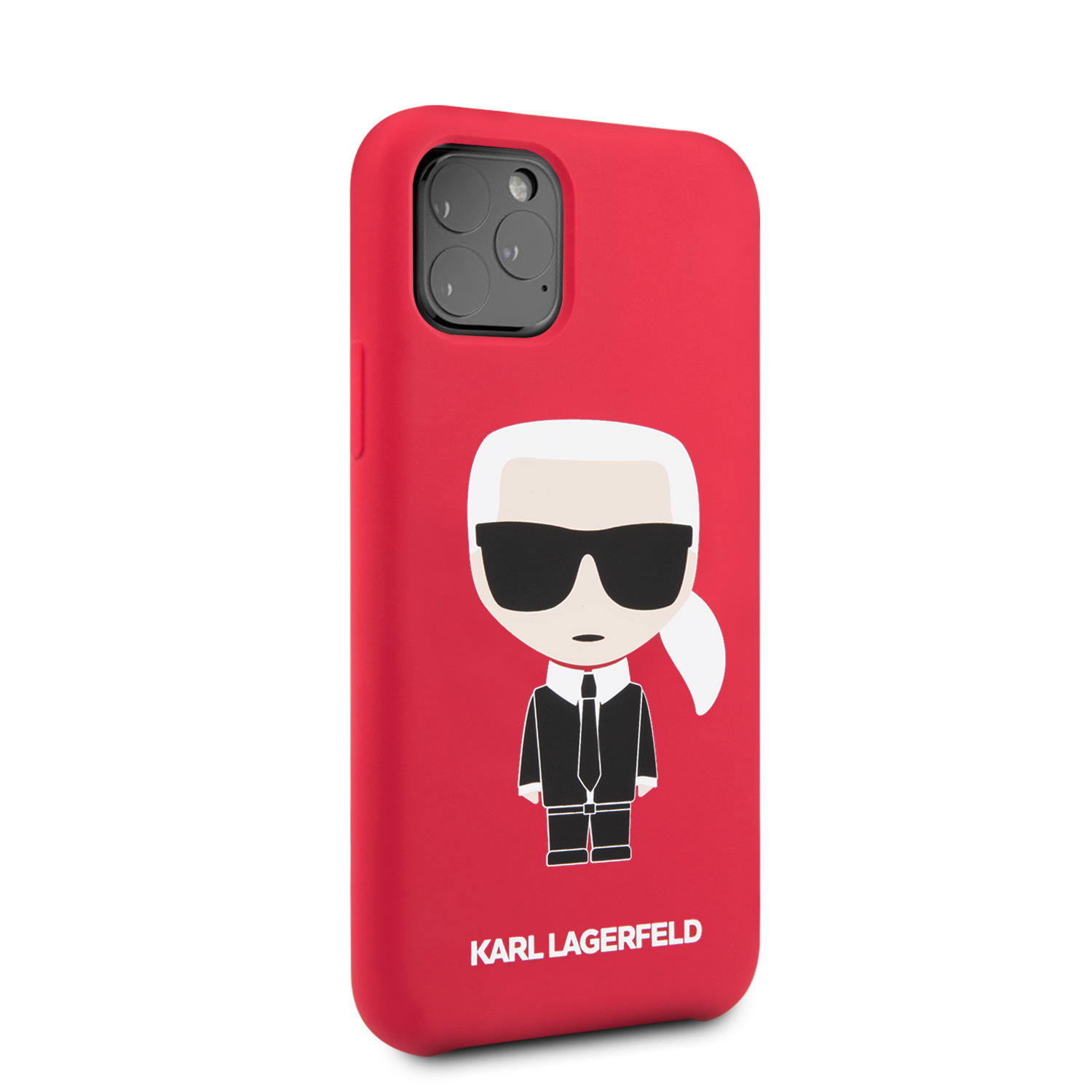 Karl Lagerfeld Iconic Body zadní kryt KLHCN58SLFKRE Apple iPhone 11 Pro red 
