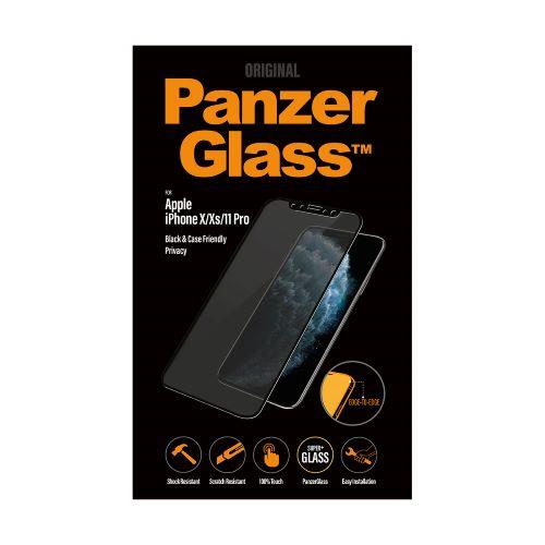 Ochranné sklo displeje PanzerGlass Edge to Edge Privacy pro Apple iPhone X/Xs/11 Pro, černá