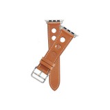 Kožený řemínek COTEetCI Fashion Leather Band pro Apple Watch 38/40mm, hnědá