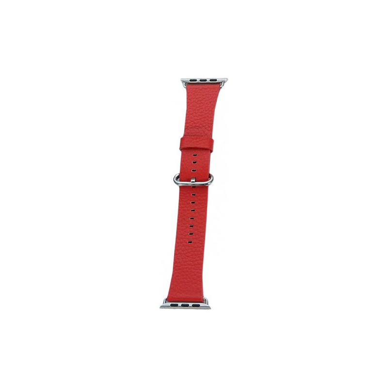 Kožený řemínek COTEetCI Leather Band pro Apple Watch 38/40mm, červená
