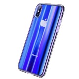 Zadní kryt Baseus Aurora Case pro Apple iPhone XS Max, modrá 