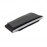  FIXED Tiny Wallet Kožená peněženka z pravé hovězí kůže, černá