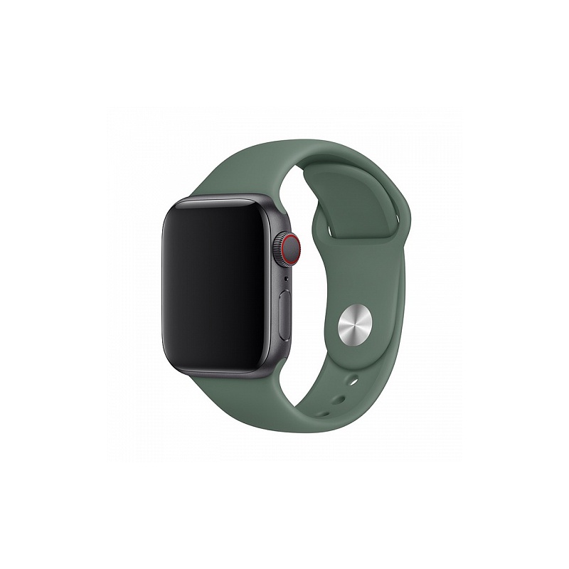 Silikonový řemínek COTEetCI Silicone Sports Band pro Apple Watch 42/44mm, piniově zelená