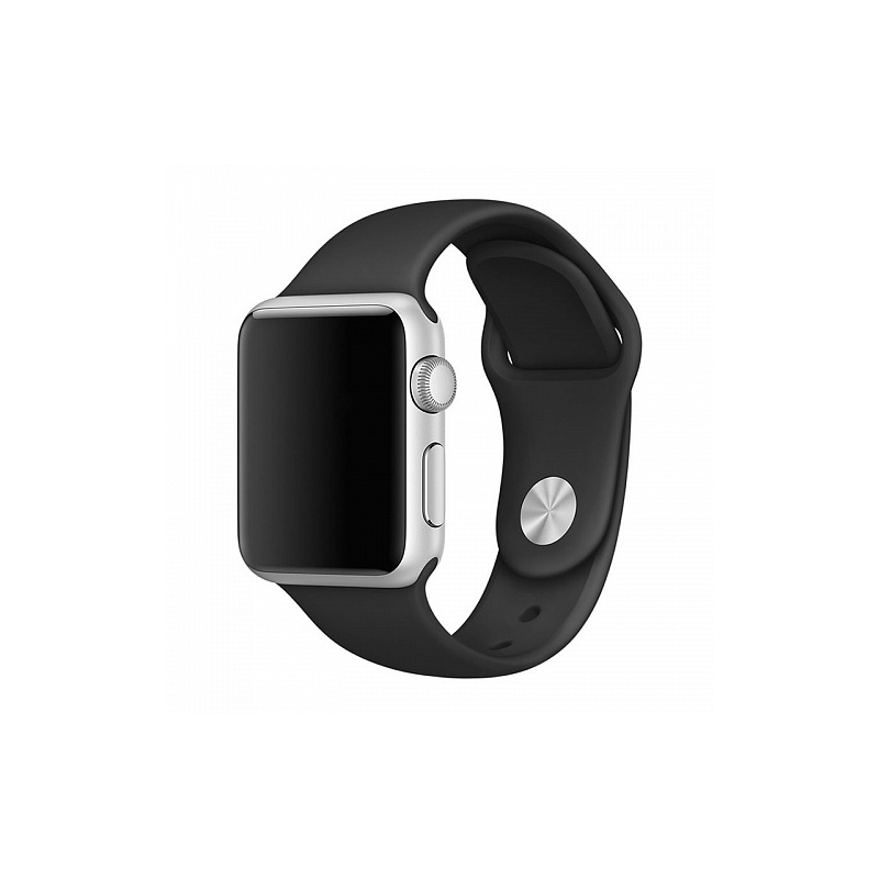 Silikonový řemínek COTEetCI Silicone Sports Band pro Apple Watch 42/44mm, černá