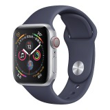 Silikonový řemínek COTEetCI Silicone Sports Band pro Apple Watch 38/40mm, půlnoční modrá