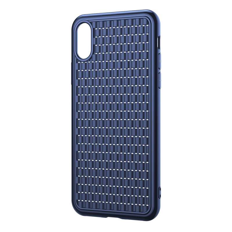 Silikonové pouzdro Baseus BV Case 2nd generation pro Apple iPhone XS Max, modrá