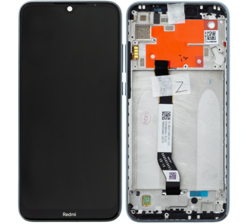 LCD + dotyk + predný kryt pre Xiaomi Redmi Note 8T, black (Service Pack)