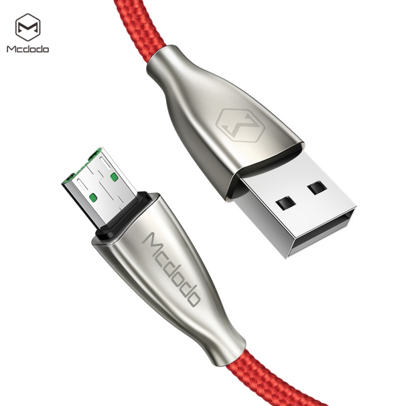 Datový kabel Mcdodo Excellence Series 4A Micro USB Cable, 1.5m, červená