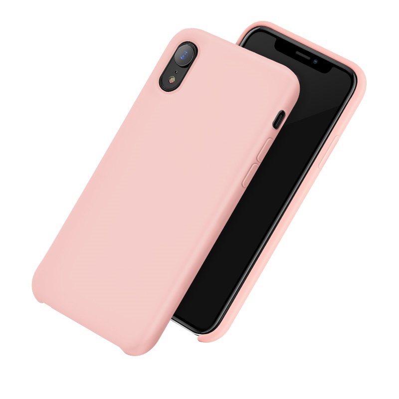 Silikonové pouzdro Hoco Pure Series Protective Case pro Apple iPhone XR, růžová