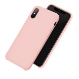 Silikonové pouzdro Hoco Pure Series Protective Case pro Apple iPhone X/XS, růžová