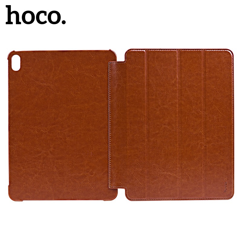 Flipové pouzdro Hoco Crystal Series protective case pro iPad Pro 12,9, hnědá