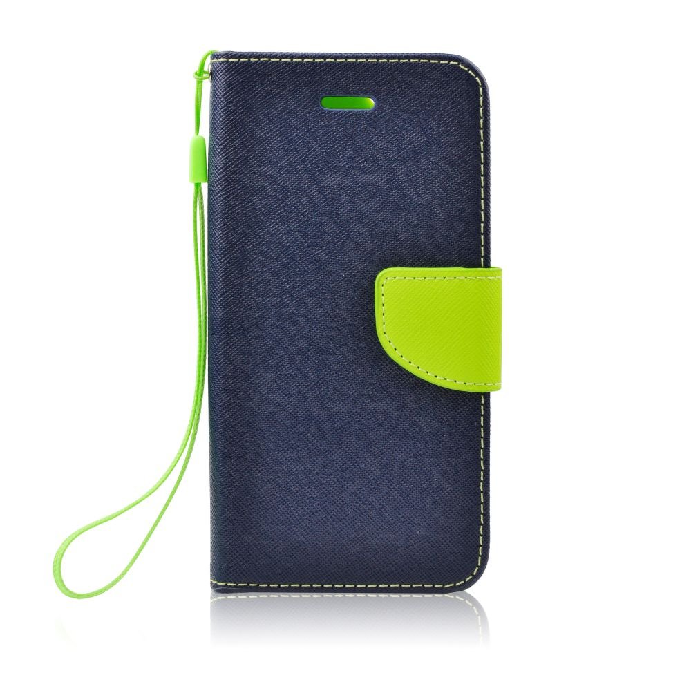 Flipové pouzdro Fancy Diary pro Samsung Galaxy A21s, modrá - limetková