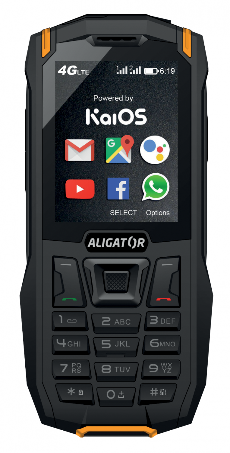 Aligator K50 eXtremo 4G/LTE černá/oranžová