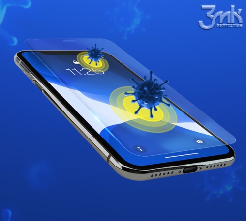 Ochranná antimikrobiální fólie 3mk SilverProtection pro Samsung Galaxy S20 Plus