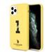 Silikonový kryt U.S. Polo No1 Bicolor pro Apple iPhone 11, yellow