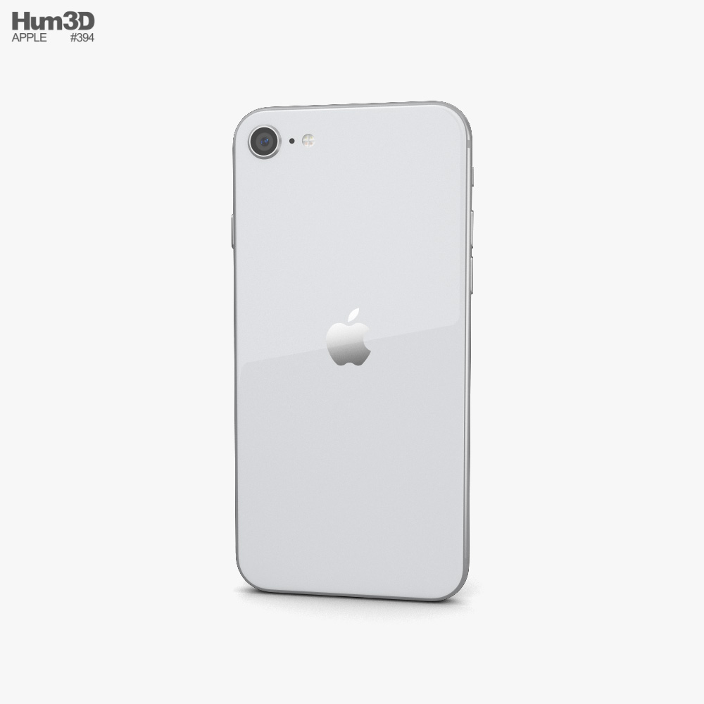 Zadní kryt baterie Glass pro Apple iPhone SE 2020, white