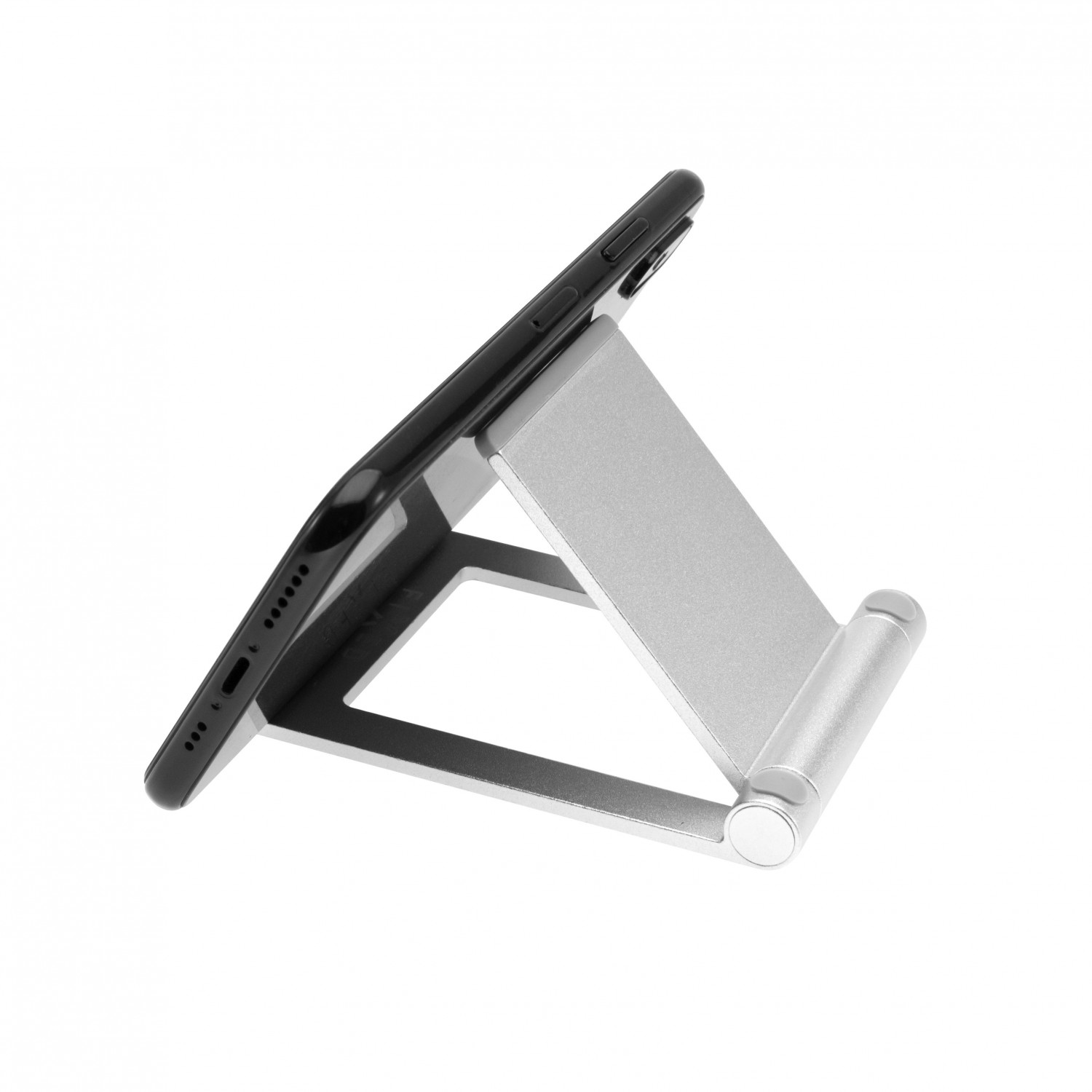 Hliníkový stojánek FIXED Frame TAB na stůl pro telefony a tablety, silver
