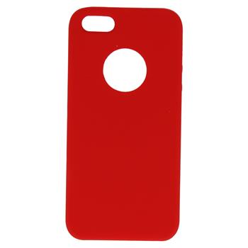 Silikonové pouzdro Swissten Liquid pro Apple iPhone 5/5S/SE, červená