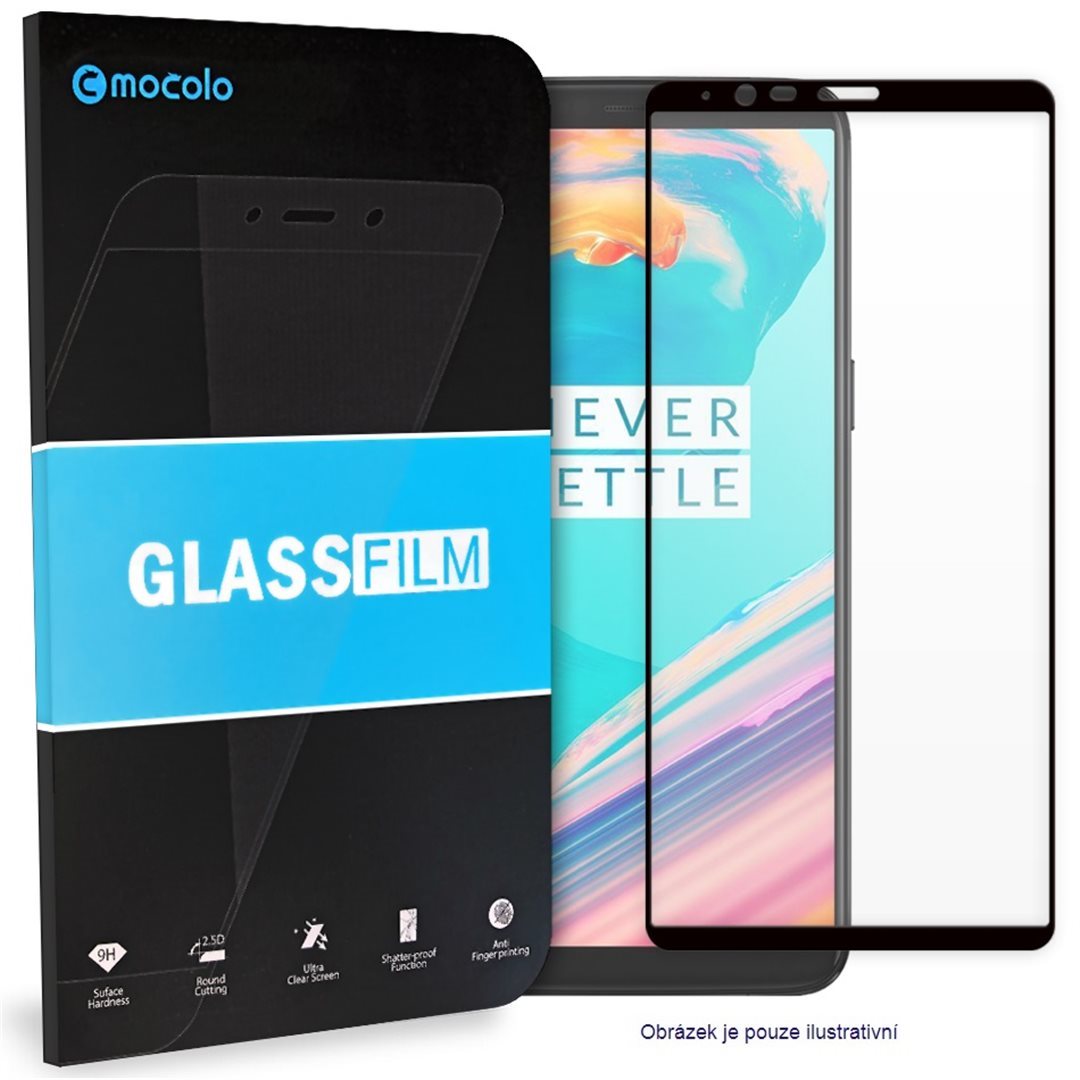 Tvrzené sklo Mocolo 5D pro Huawei Y6p, černá