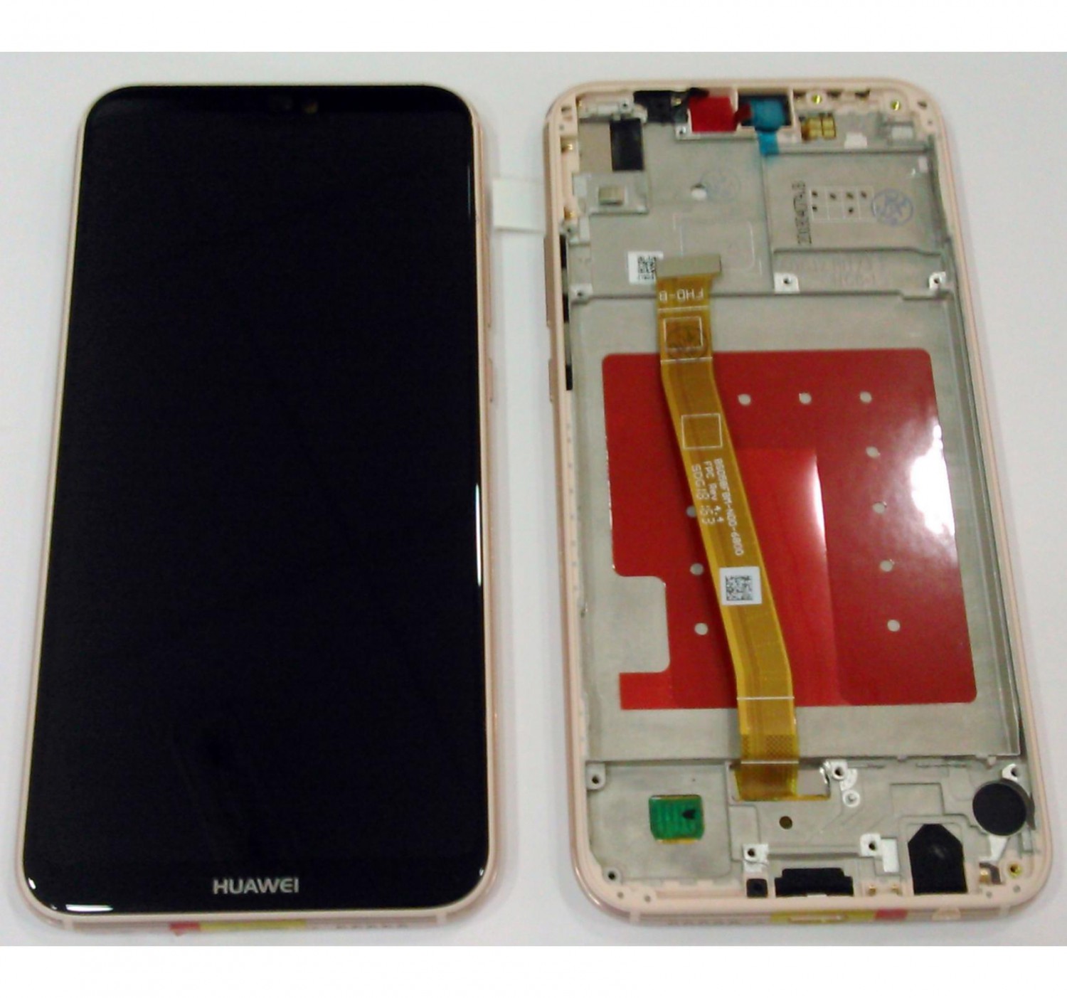 LCD + dotyk + baterie + přední kryt pro Huawei P20 Lite, gold ( Service Pack )