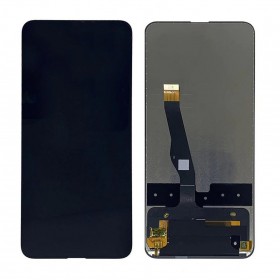 LCD + dotyk + predný kryt pre Honor 9X, black