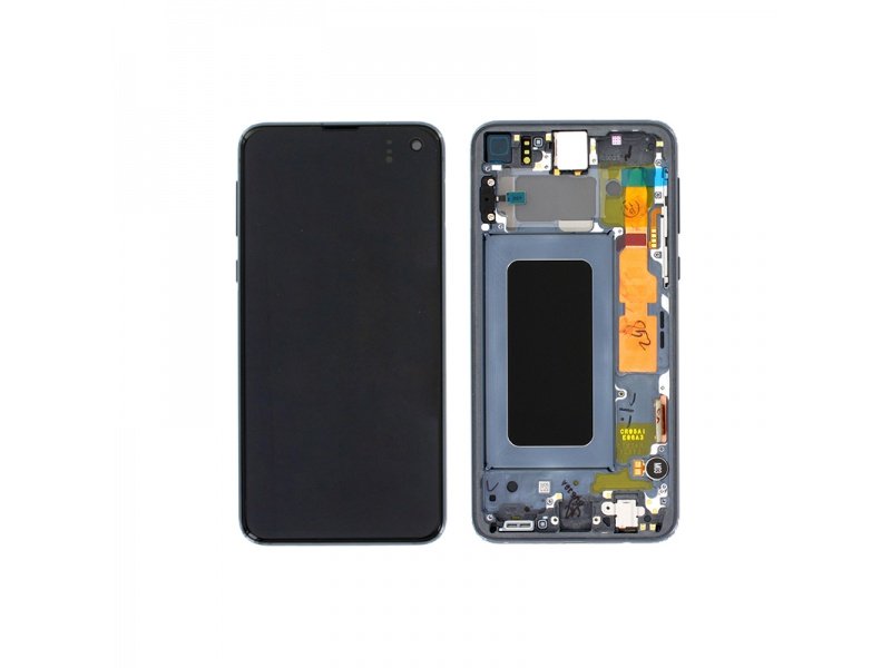 LCD + dotyk + rámček pre Samsung Galaxy S10e, black (Service Pack)
