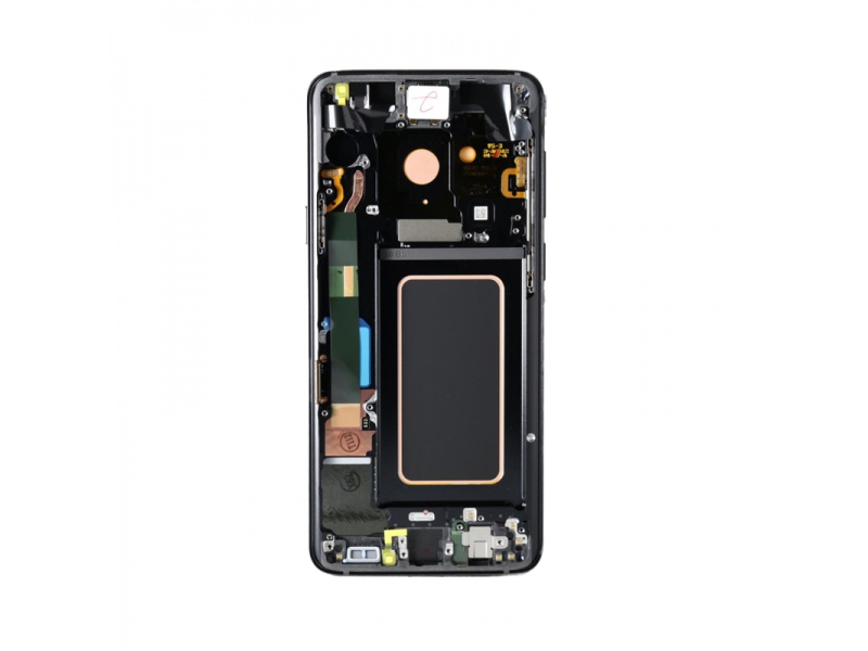LCD + dotyk + rámček pre Samsung Galaxy S9 +, black (Service Pack)