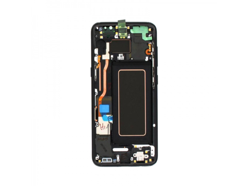 LCD + dotyk + rámček pre Samsung Galaxy S8, black (Service Pack)