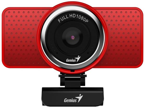GENIUS ECAM 8000, červená / Full HD 1080P / mikrofón