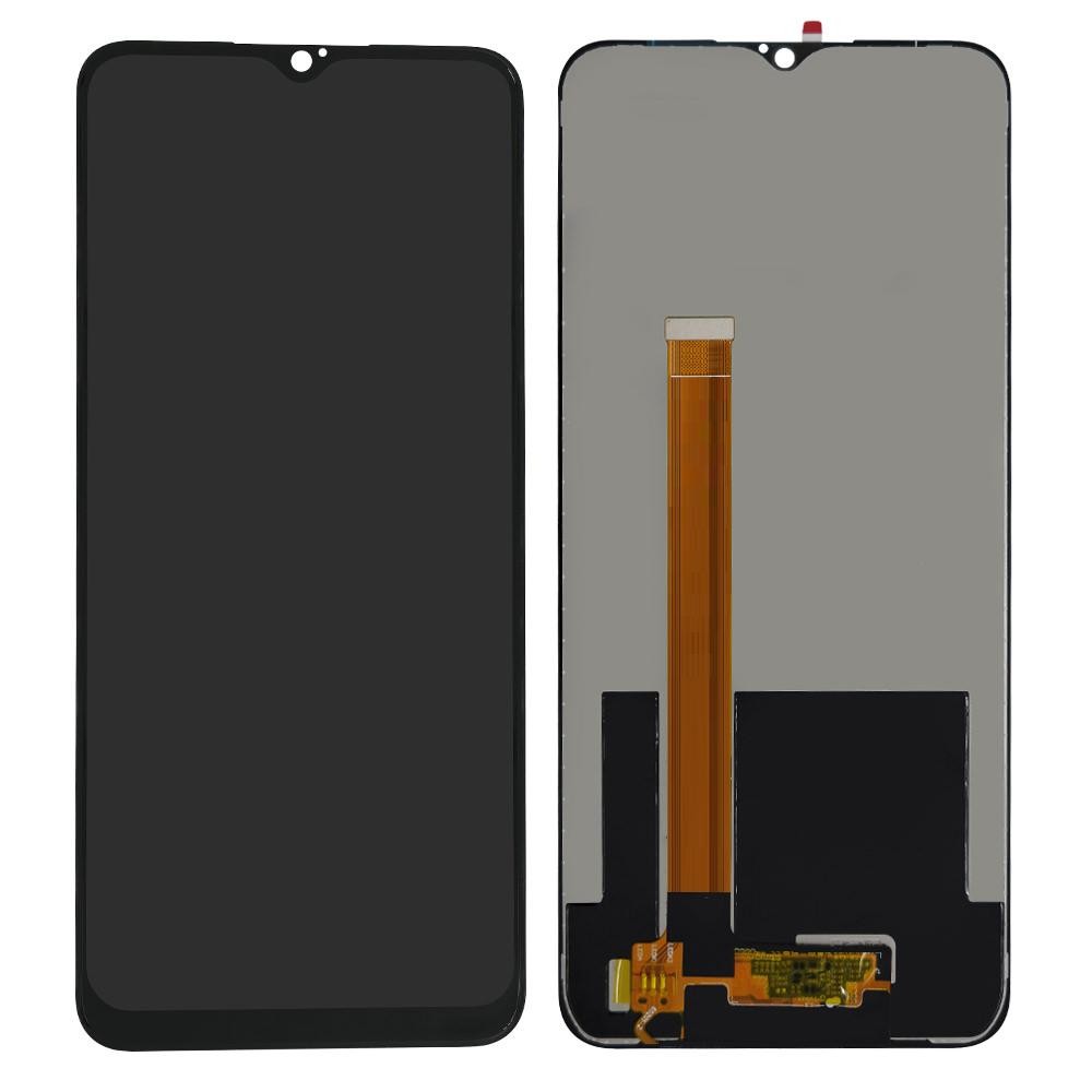 LCD + dotyk + přední  kryt pro Realme 5, black (Service Pack)