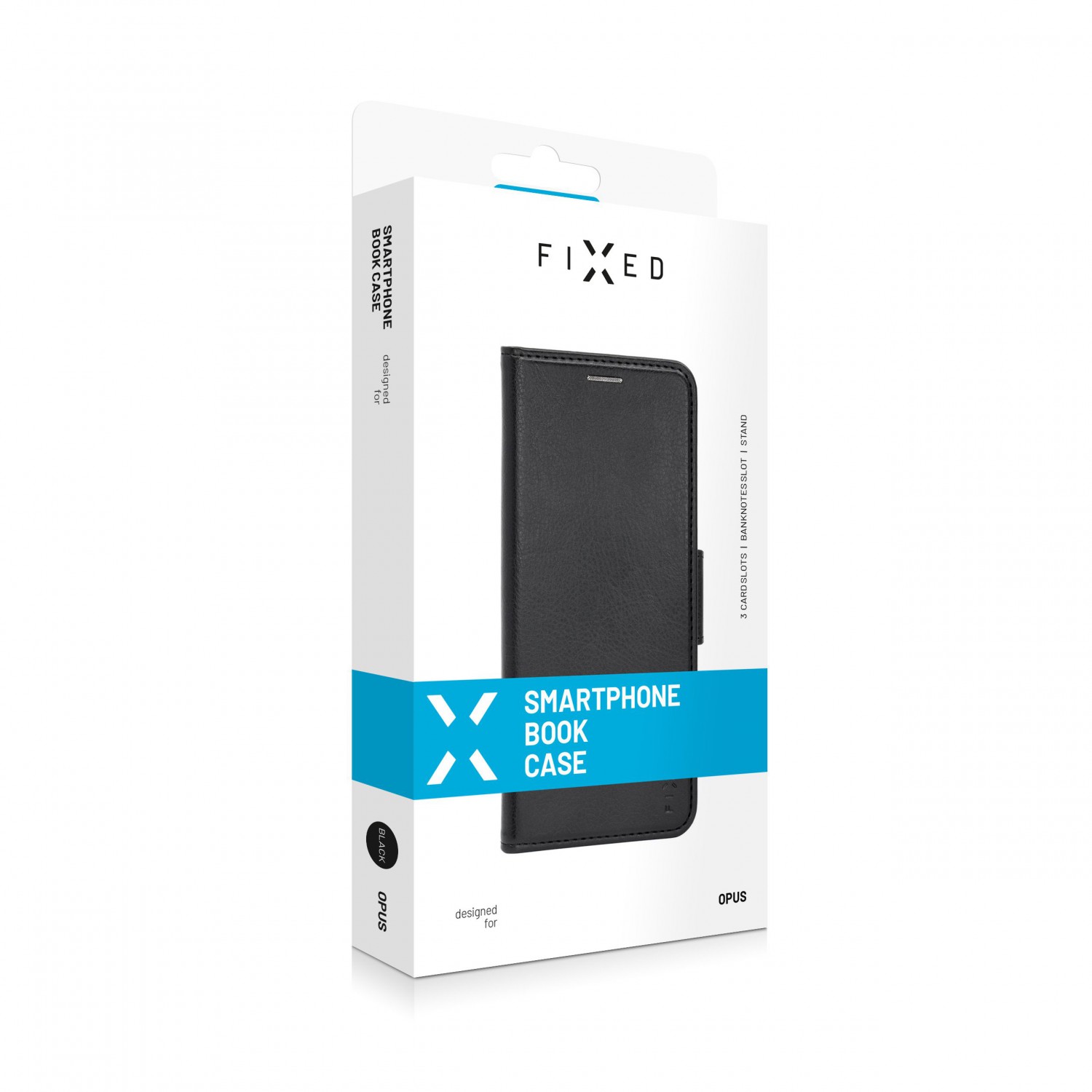 FIXED Opus New Edition flipové pouzdro Apple iPhone 12/12 Pro, černá