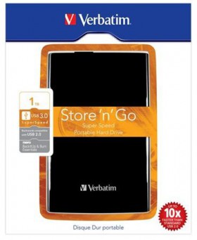 VERBATIM Store&#39;n&#39; Go 2,5 "1TB USB 3.0 čierny