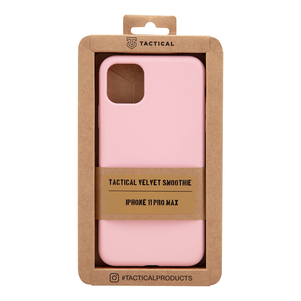 Tactical Velvet Smoothie Kryt pro Apple iPhone 11 Pro Max Pink Panther