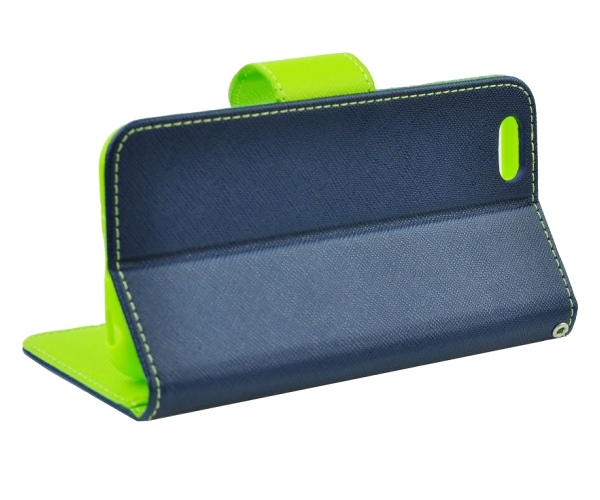 Fancy Diary flipové pouzdro, obal, kryt pro Xiaomi Redmi 9A navy/lime