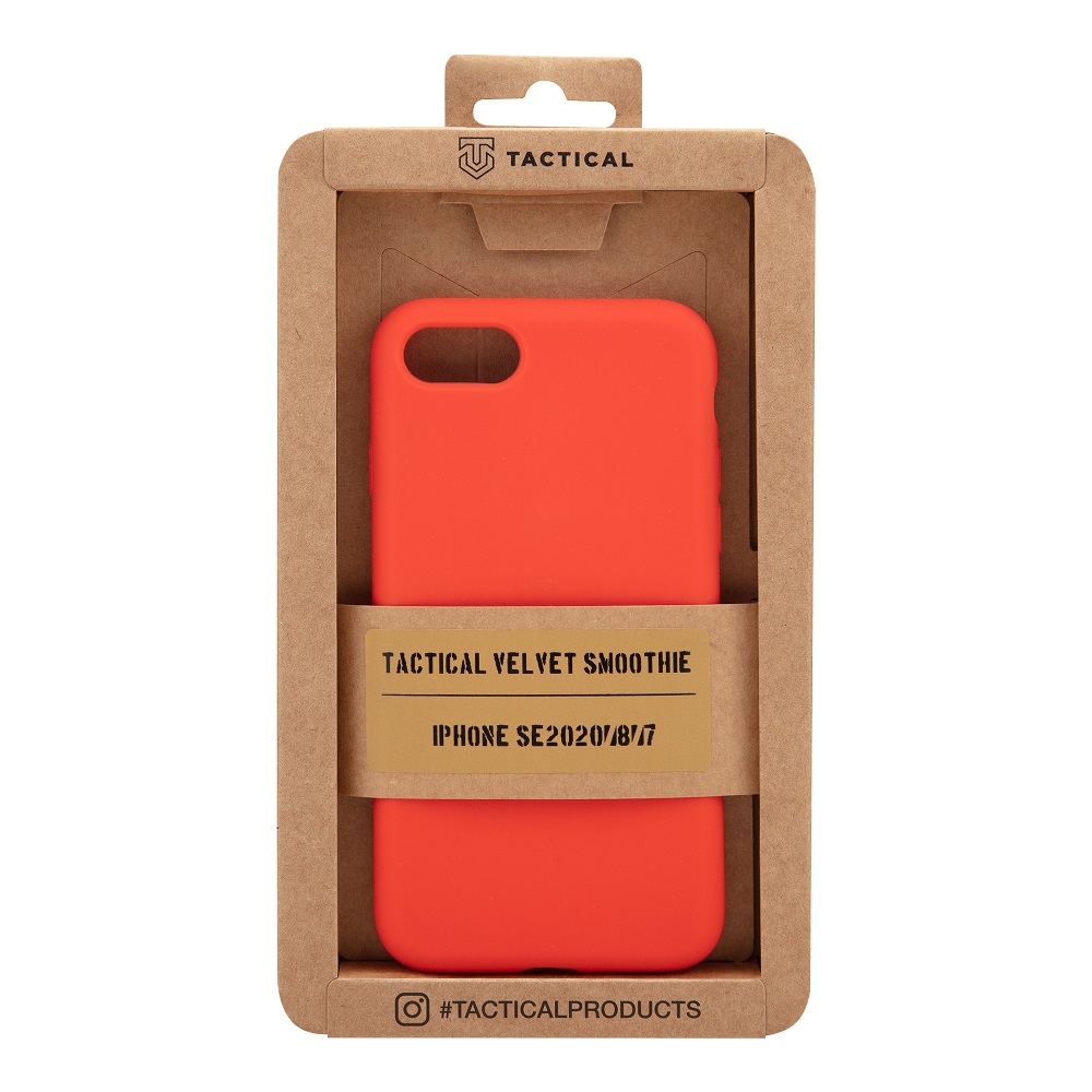 Zadní kryt Tactical Velvet Smoothie pro Apple iPhone 7/8/SE2020/SE2022, chilli