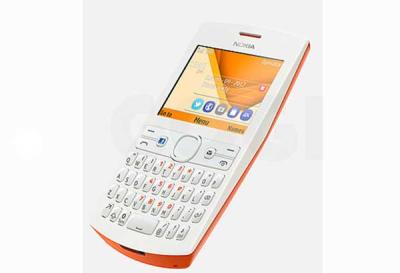 Nokia Asha 205 DUAL SIM Orange - White