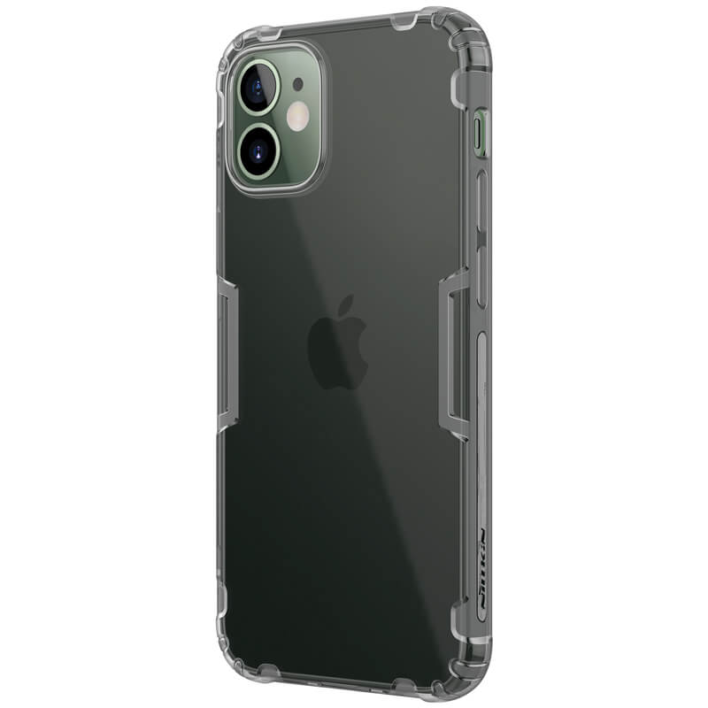 Silikonové pouzdro Nillkin Nature pro Apple iPhone 12 mini, šedá